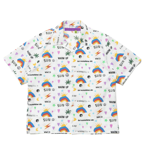 Cactus plant flea market CROP ALOHA LSD SHIRT CPFM